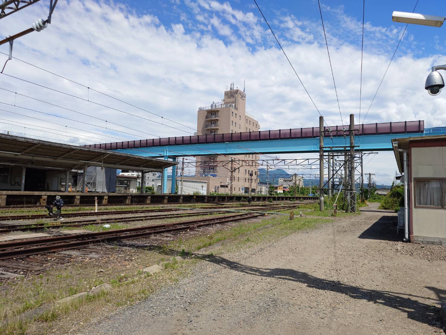 東北本線白石駅構内白石駅歩道橋補修工事